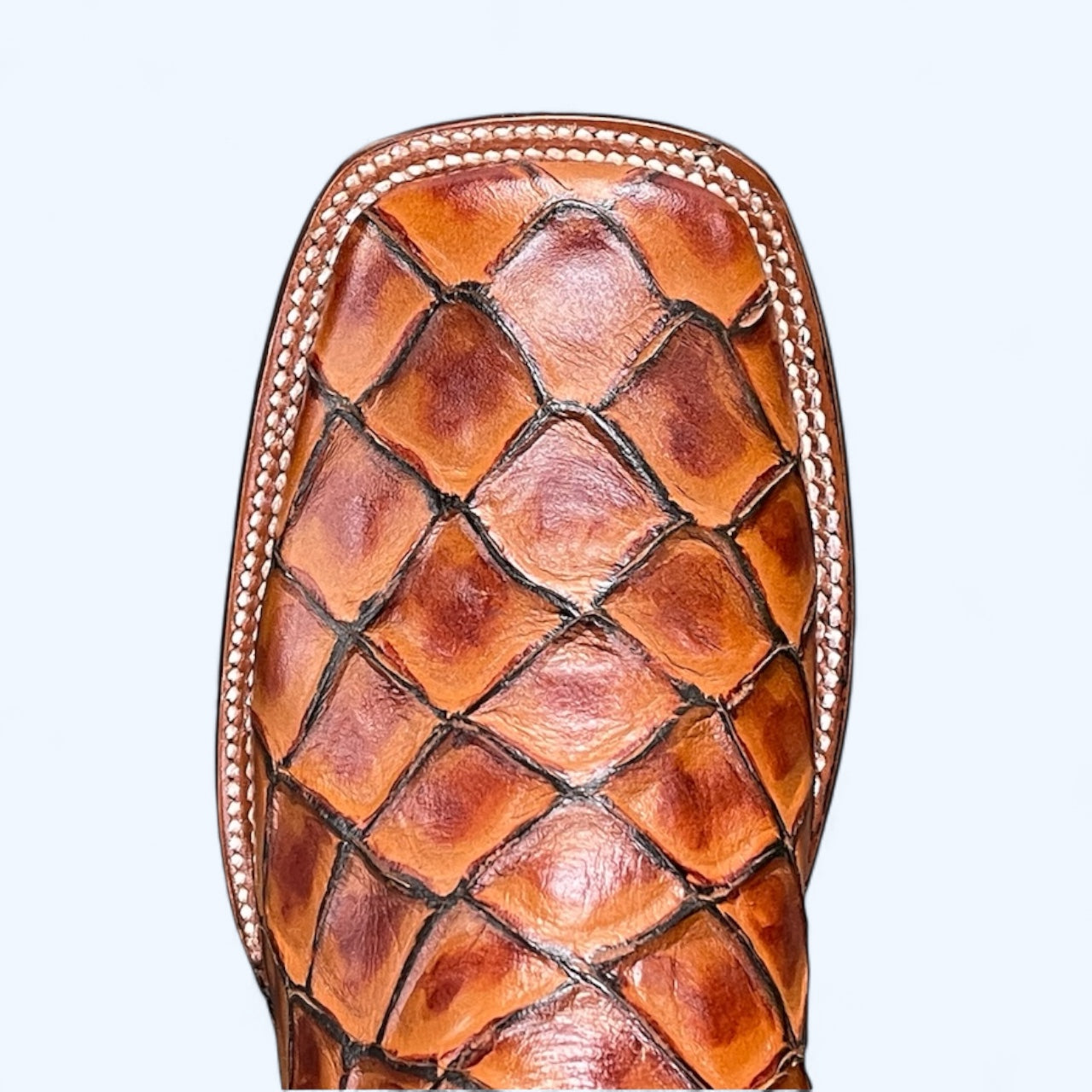 TBC BOOTMAKERS Shedron Leather Fish Print 0008