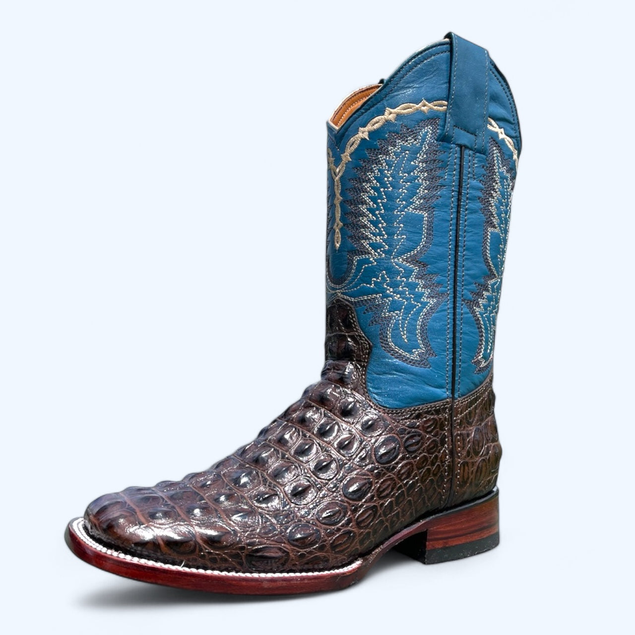 TBC BOOTMAKERS Cafe Croc Leather Print 0006