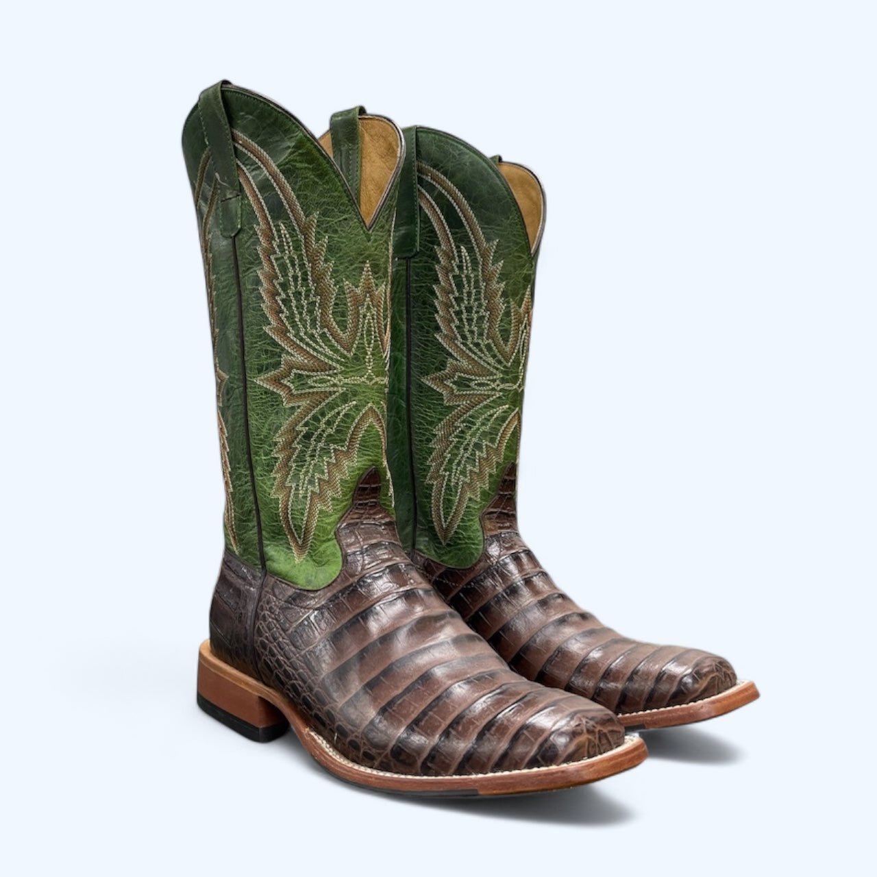 Men’s Horse Power Choco Caiman Print