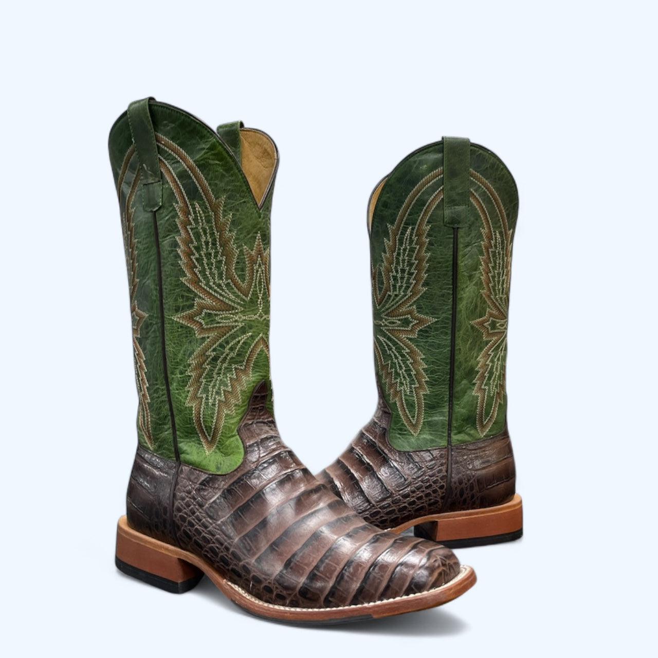 Men’s Horse Power Choco Caiman Print