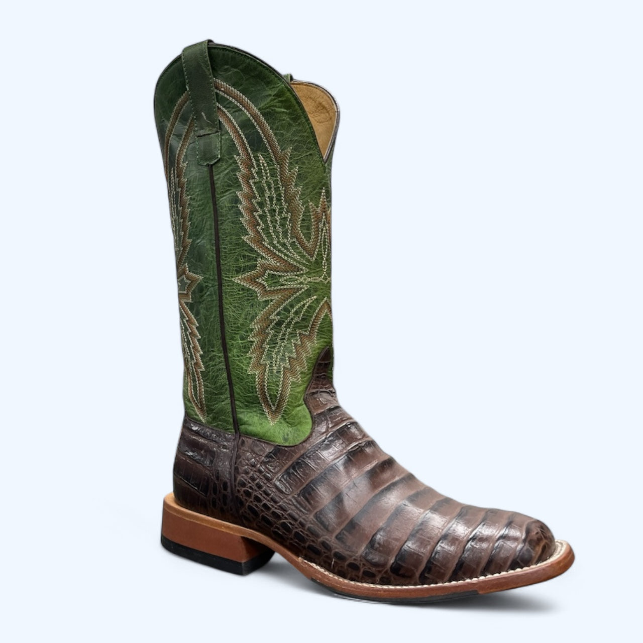 Men’s Horse Power Choco Caiman Print