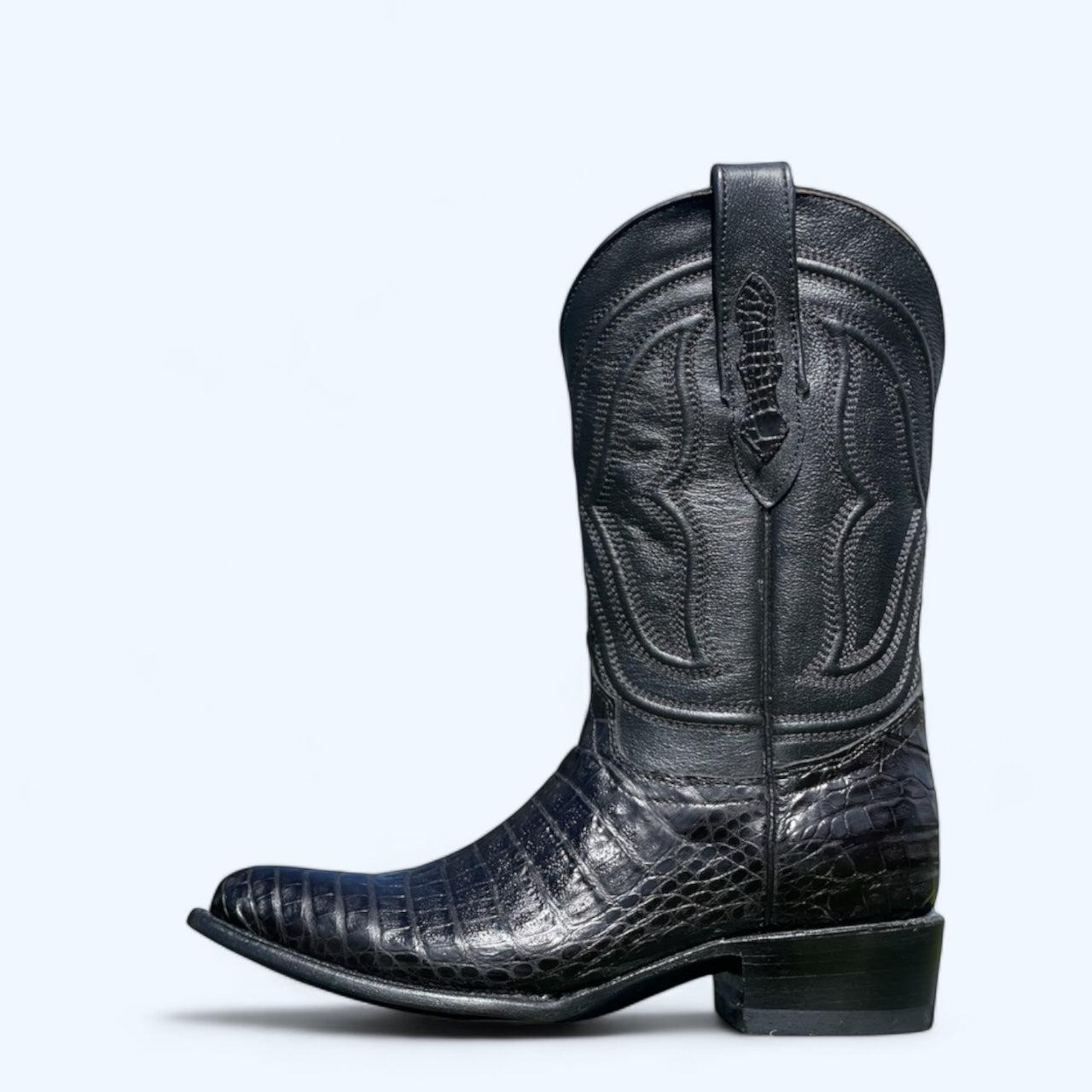 TBC Bootmakers The Mercedes Black Caiman Belly