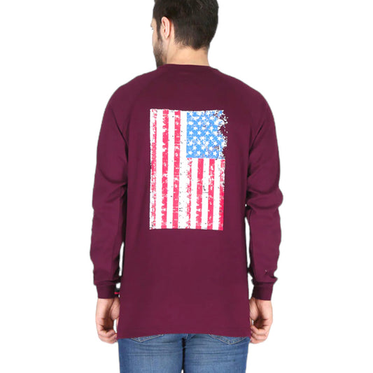 Forge Men’s FR USA Burgundy Tee MFRCNGP56