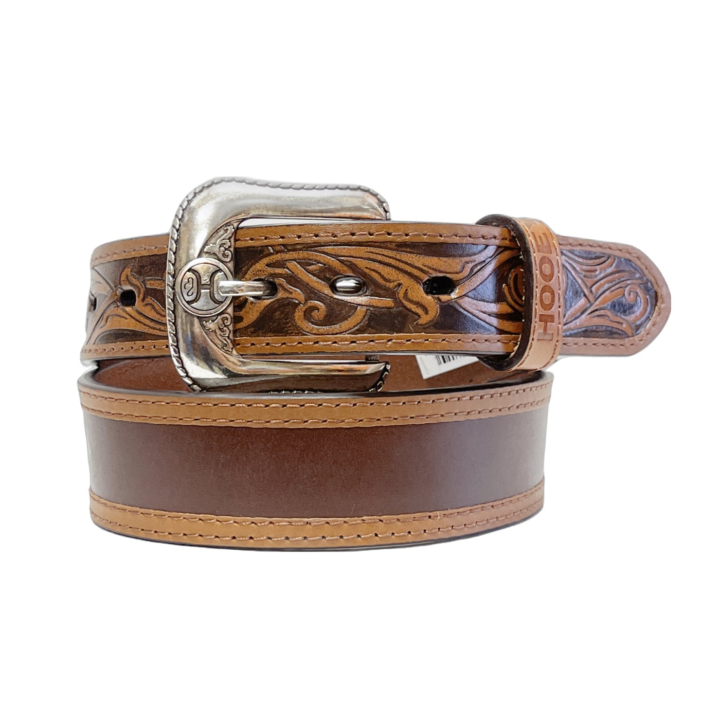 Hooey Ranchero Tapered Distressed Brown Leather Belt T029